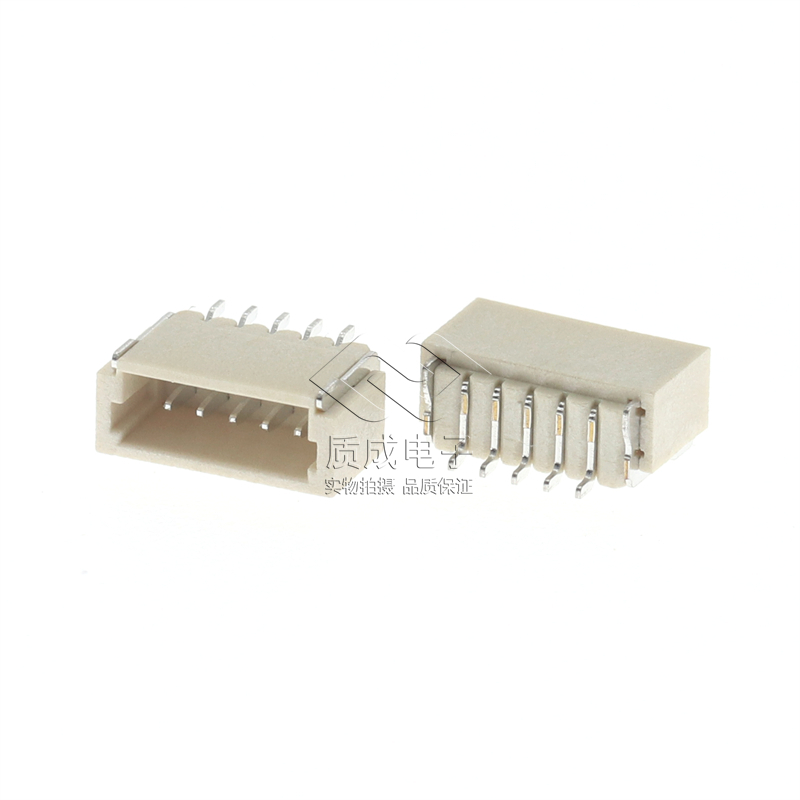 厂家SH1.0间距卧贴针座2P 3P 4P 5P 6P 7P 8P连接器1.0-5A编带SMD