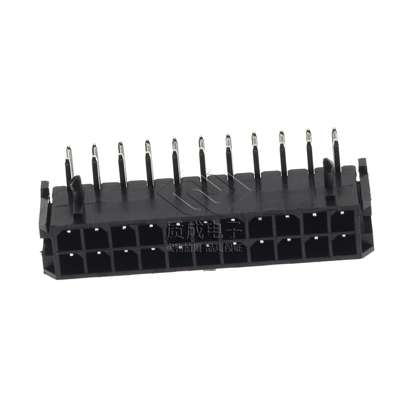 43045-2200莫仕连接器 C3003WR-2*11PIN 双排90度插件 替代MOLEX