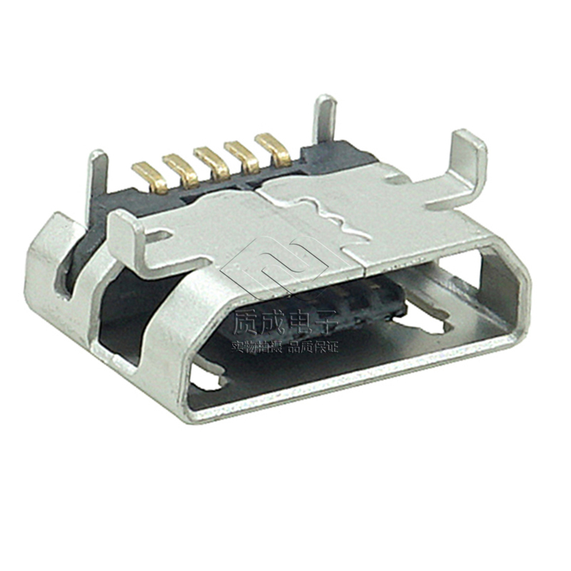 MICRO USB 5P 4.85牛角内插型平口