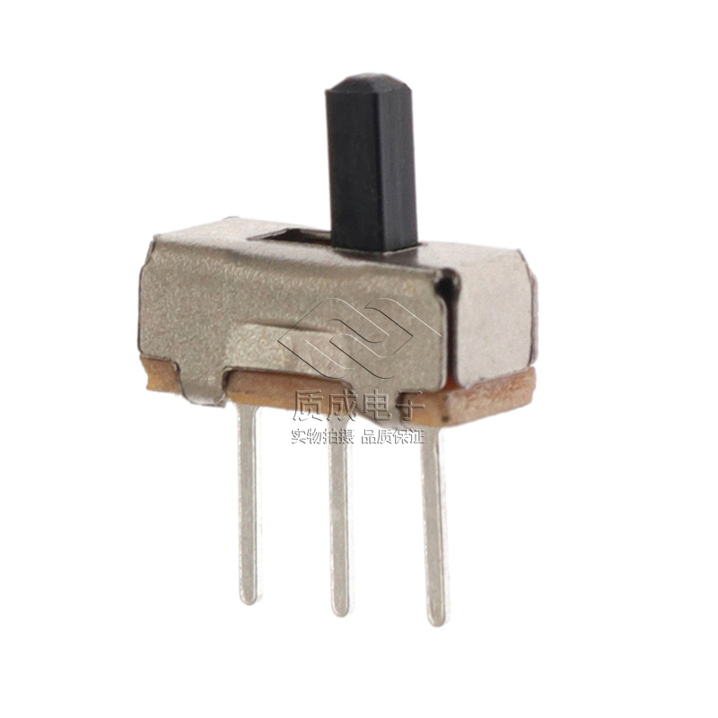 微型单极双位立式直柄拨动开关SS12D00单排三脚 电子玩具滑动开关