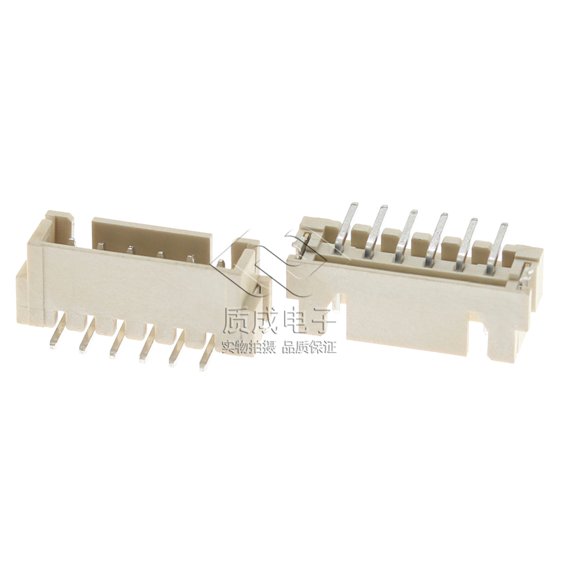 XH2.54-6Pin立贴针座 wafer座子连接器 立式贴片插座A2501LF-6A